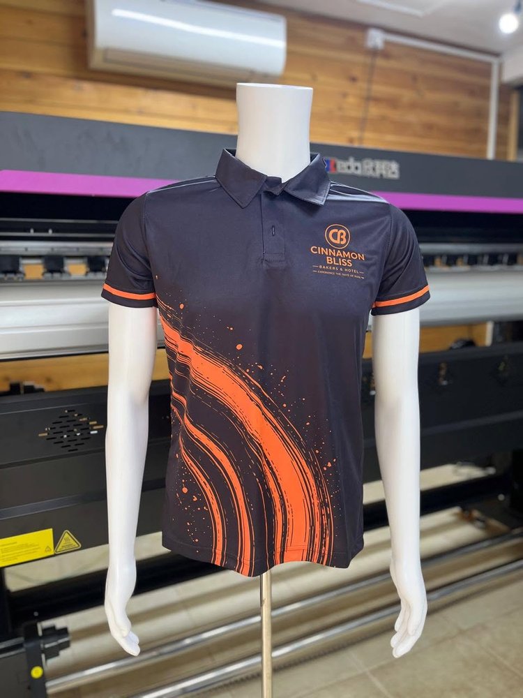 Cinnamon Bliss corporate polo — front