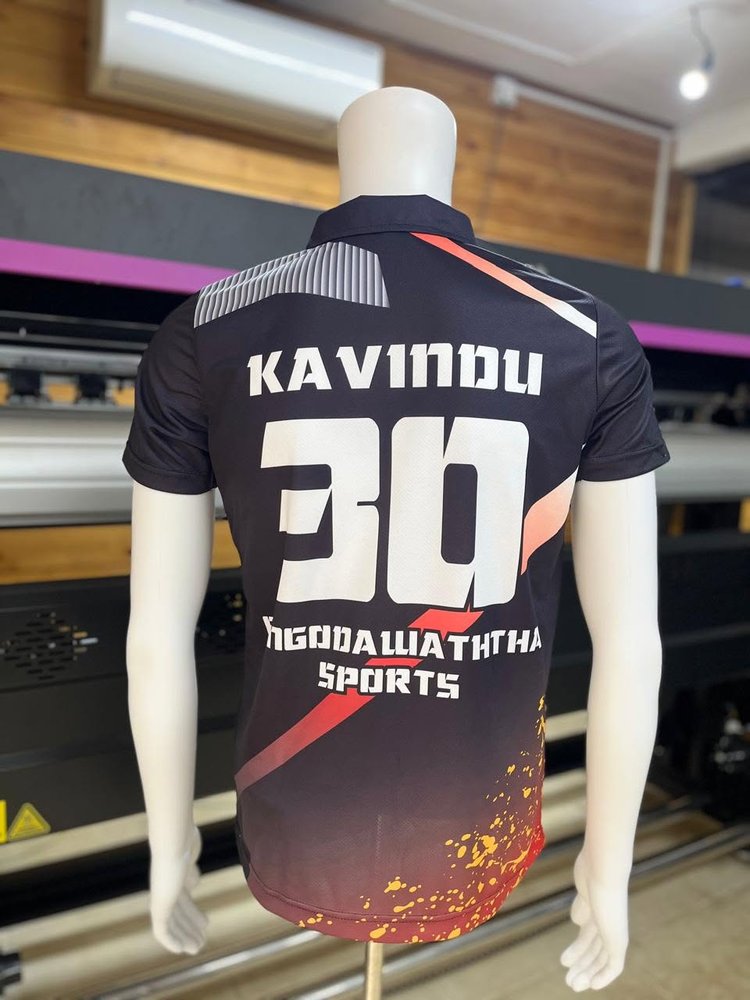 Club sports jersey — back with player name